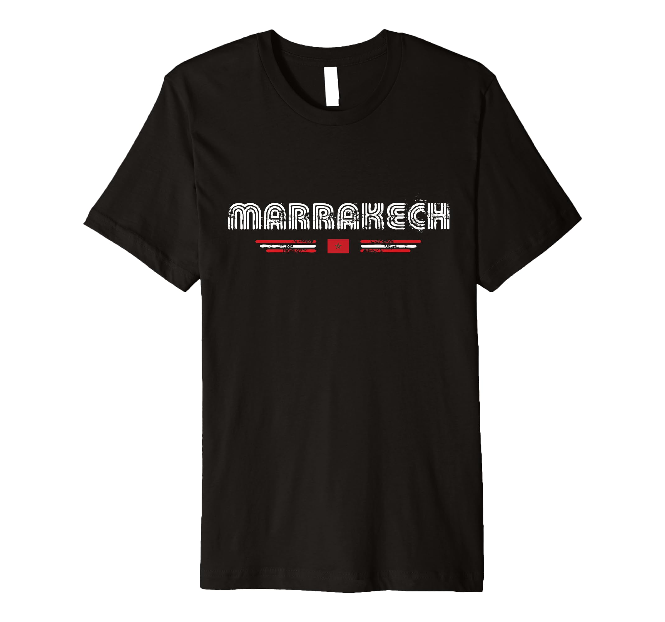 Marrakech Morocco 70S 80S Type T-Shirt - Custom Art Print for Adults - T-Shirt, Sweatshirt, Hoodie