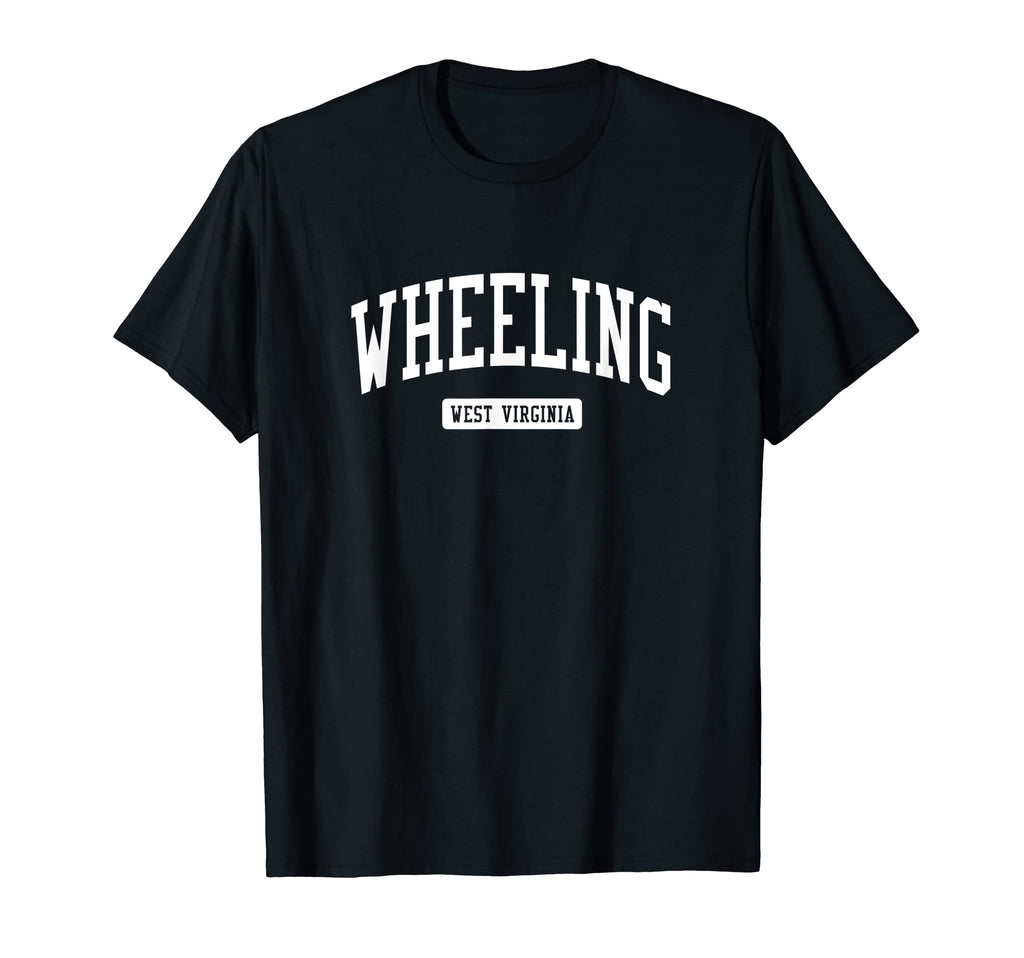 Wheeling West Virginia Wv Athletic T-Shirt - Fun Novelty Design for Adults - T-Shirt, Sweatshirt, Hoodie