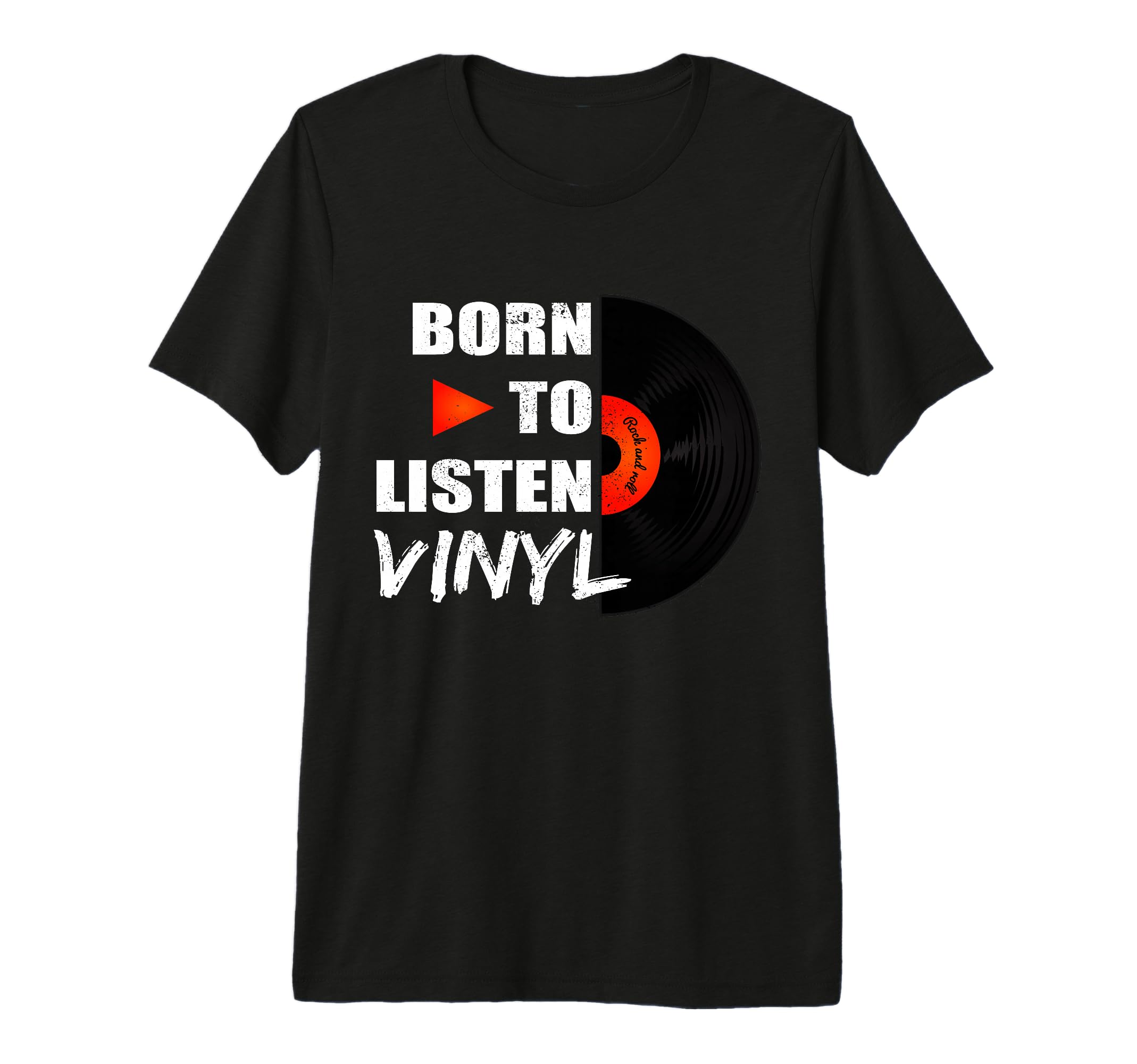 Music Collector Vinyl Record Player Tri T-Shirt - Graphic Print Men Women - T-Shirt, Sweatshirt, Hoodie