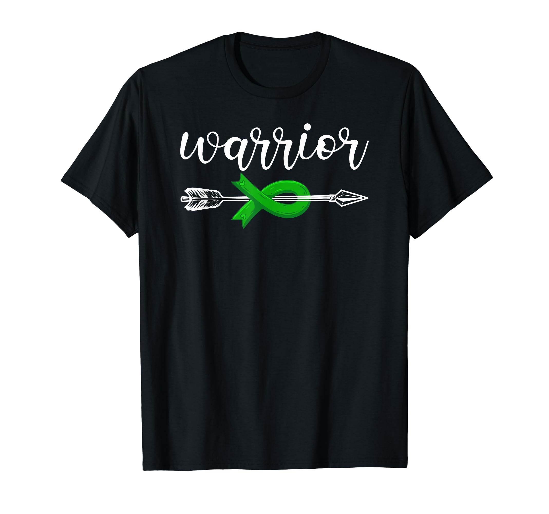 Mental Health Warrior Green Ribbon T-Shirt - Fun Novelty Design for Adults - T-Shirt, Sweatshirt, Hoodie