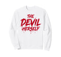 Devil Herself Occult Dark Feminine Sweatshirt - Custom Art Print for Adults - T-Shirt, Sweatshirt, Hoodie