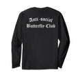 Anti Social Butterfly Club Antisocial T-Shirt - Unique Graphic for Adults - T-Shirt, Sweatshirt, Hoodie