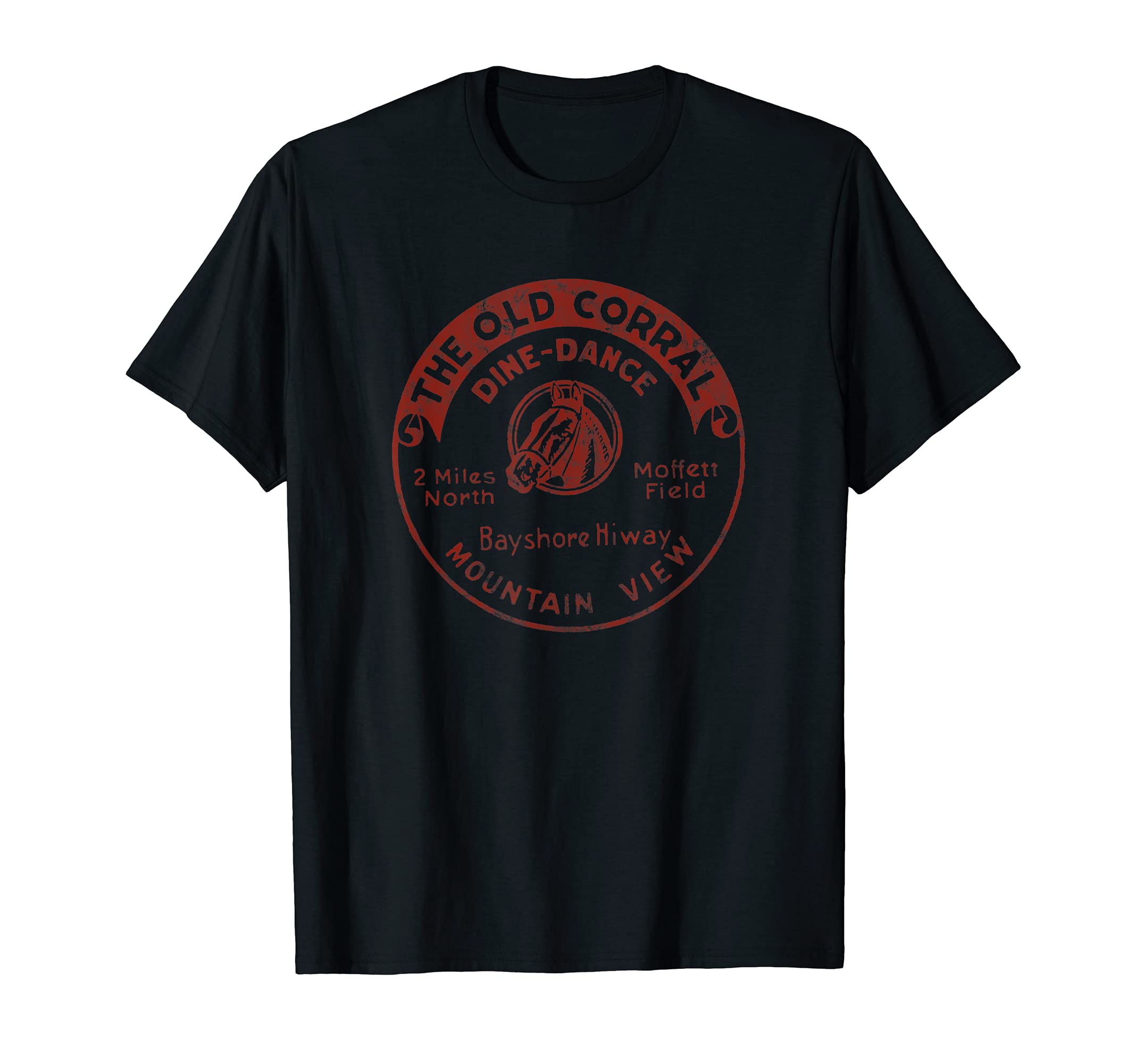 Mountain View California Restaurant T-Shirt - Novelty Apparel for Adults - T-Shirt, Sweatshirt, Hoodie