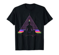 Synthwave Alien Buddha Cyberpunk 80S Sci T-Shirt - Novelty Apparel Unisex - T-Shirt, Sweatshirt, Hoodie