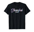 Shanghai China Colorful Typography T-Shirt - Novelty Apparel Men Women - T-Shirt, Sweatshirt, Hoodie