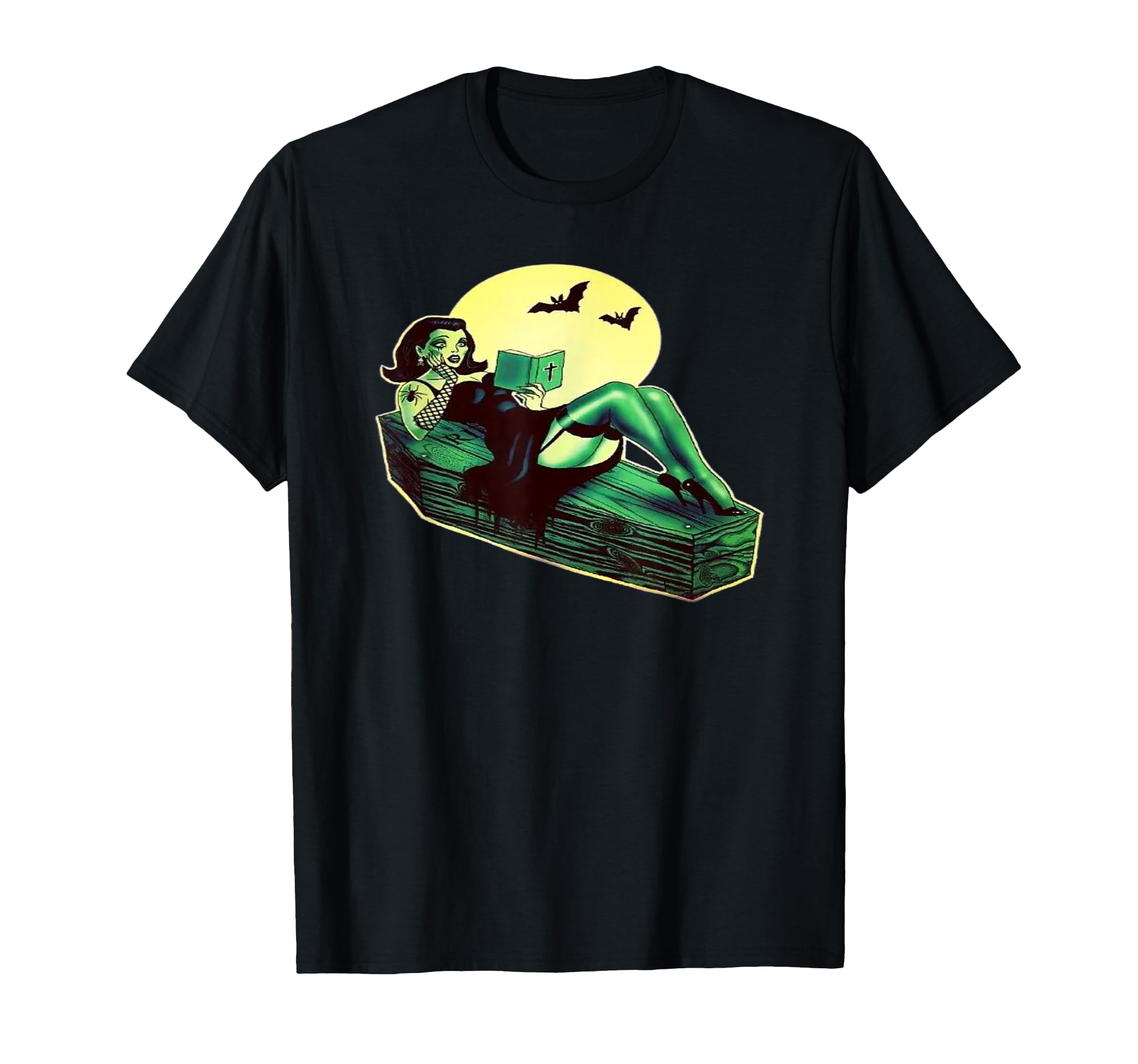 Vampire Pin Up Halloween T-Shirt - Streetwear Style for Adults - T-Shirt, Sweatshirt, Hoodie