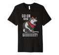Go Now Git Cowboy Opossum Western Funny T-Shirt - Trendy Graphic for Adults - T-Shirt, Sweatshirt, Hoodie