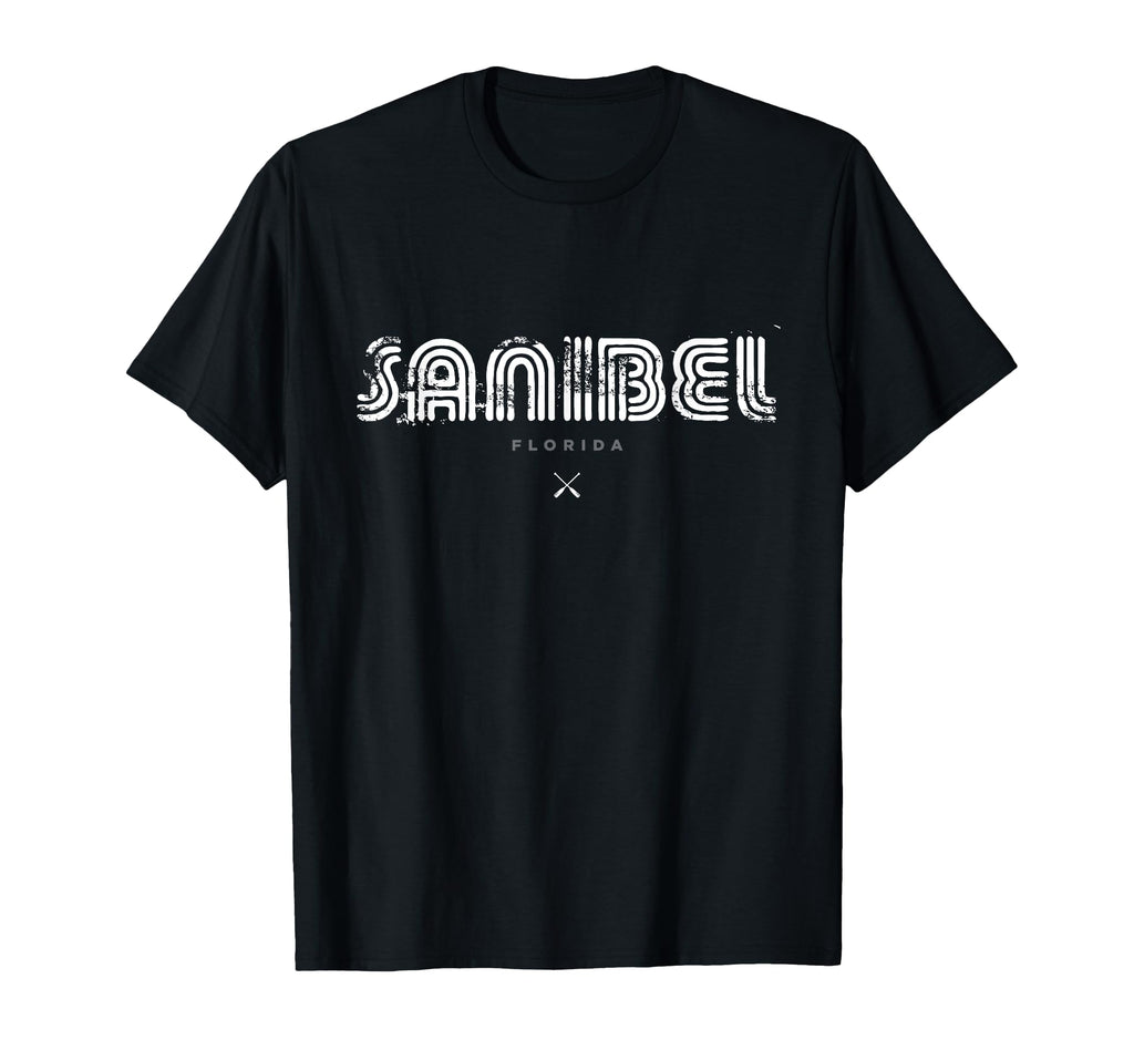 Sanibel Island Florida Fl 70S 80S T-Shirt - Casual Everyday Wear Men Women - T-Shirt, Sweatshirt, Hoodie