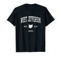 West Jefferson Ohio Oh Athletic Sports T-Shirt - Custom Art Print Unisex - T-Shirt, Sweatshirt, Hoodie