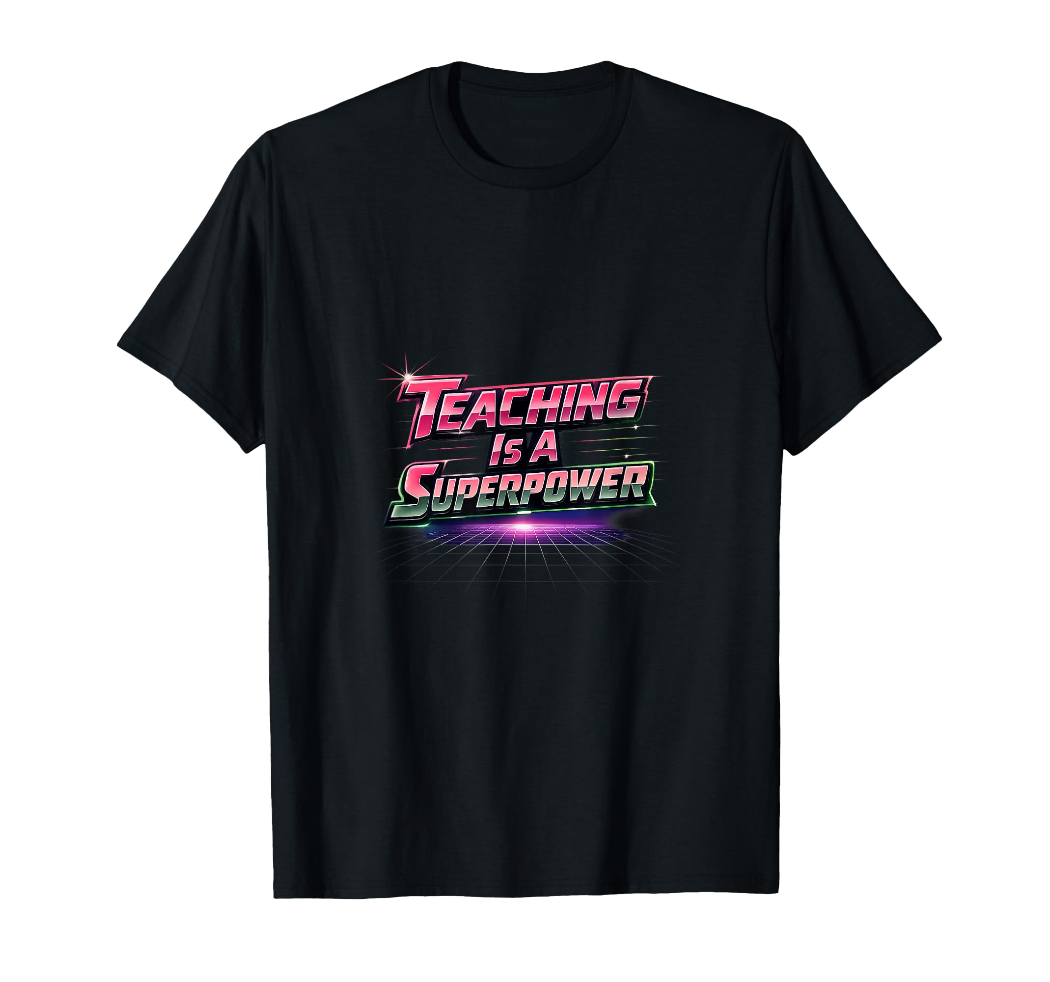Teacher Appreciation Synthwave T-Shirt - Trendy Graphic Unisex - T-Shirt, Sweatshirt, Hoodie