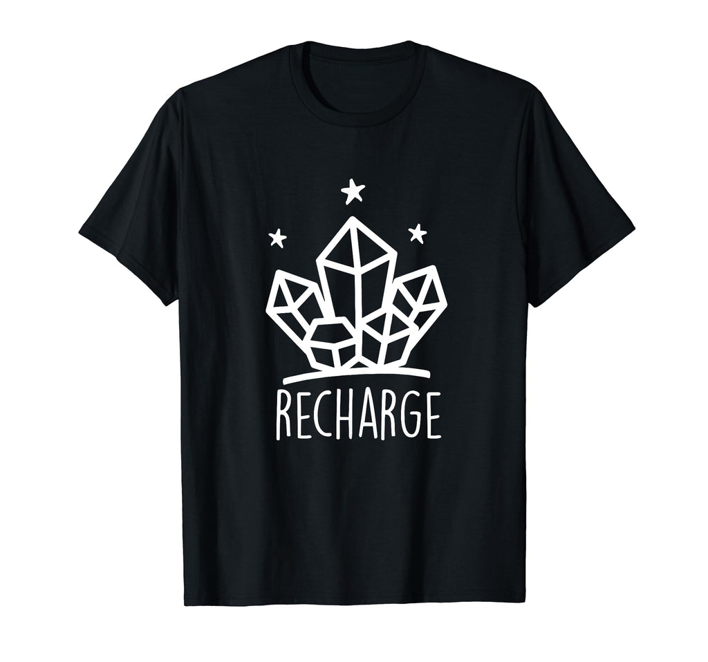 Metaphysical Crystal Recharge Energy T-Shirt - Streetwear Style for Adults - T-Shirt, Sweatshirt, Hoodie
