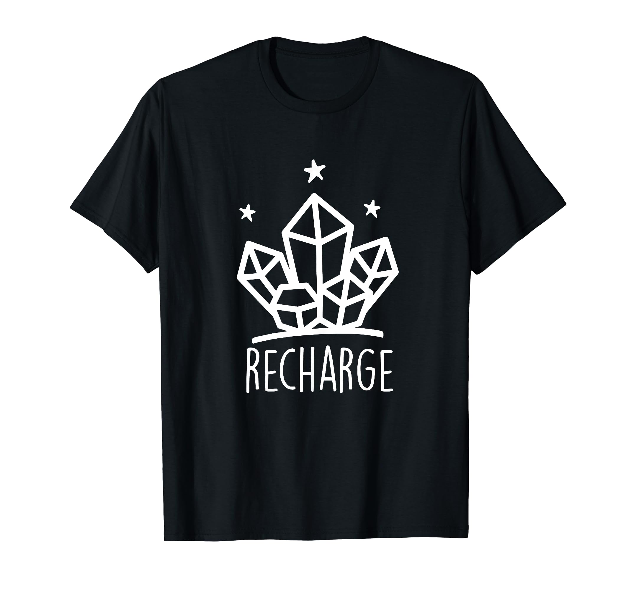 Metaphysical Crystal Recharge Energy T-Shirt - Streetwear Style for Adults - T-Shirt, Sweatshirt, Hoodie