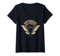 Womens Antisocial Butterfly V Neck T-Shirt - Trendy Graphic Unisex - T-Shirt, Sweatshirt, Hoodie