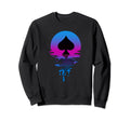 Sunset Spade Sweatshirt - Minimalist Print Men Women - T-Shirt, Sweatshirt, Hoodie
