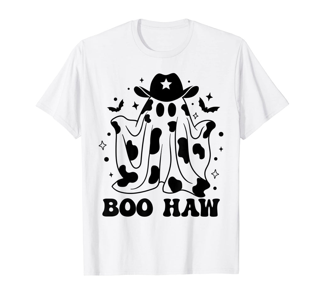 Funny Boo Haw Ghost Cowboy Western T-Shirt - Unique Graphic for Adults - T-Shirt, Sweatshirt, Hoodie
