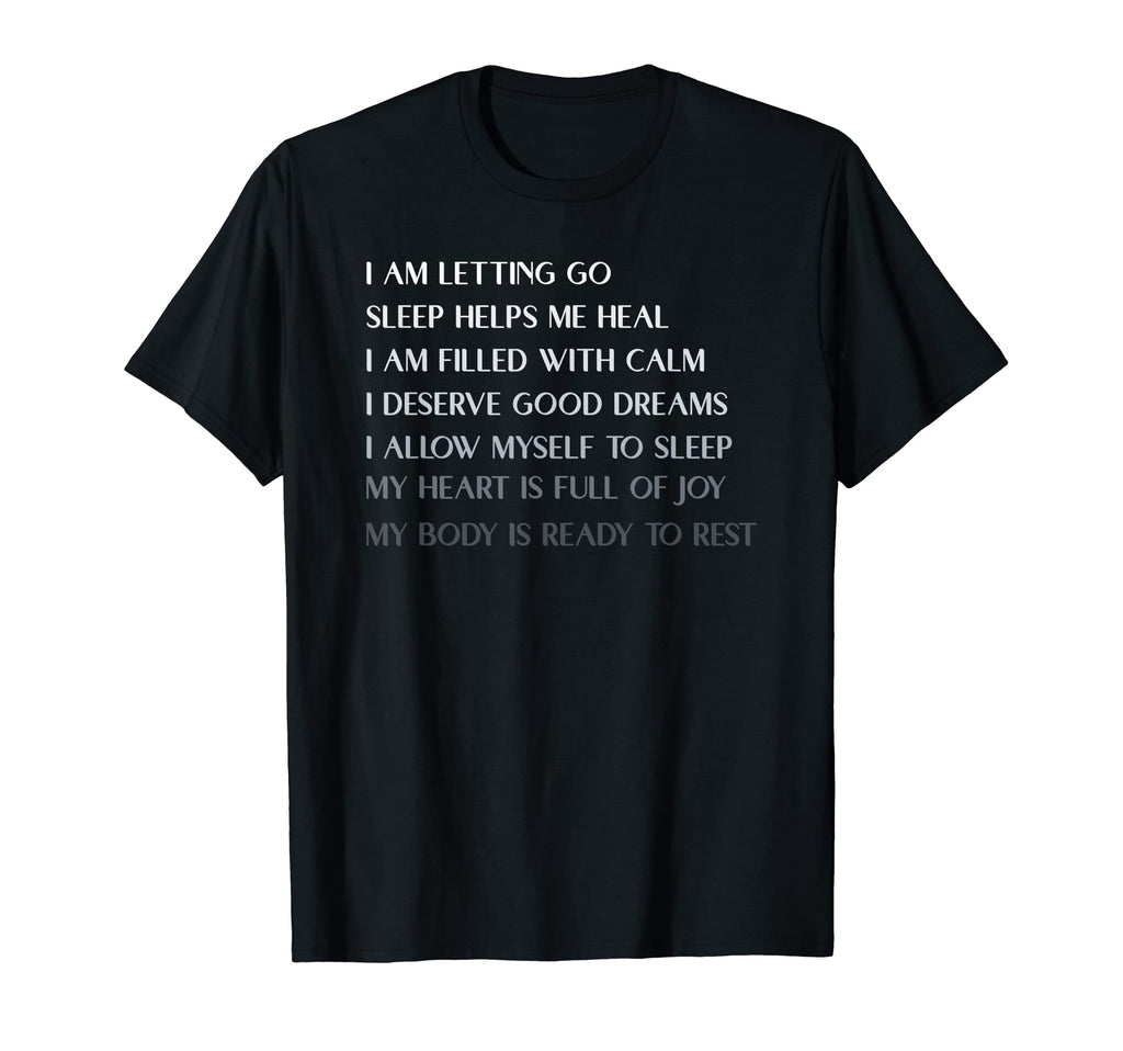 Bedtime Affirmations Adults Physical T-Shirt - Custom Art Print Unisex - T-Shirt, Sweatshirt, Hoodie
