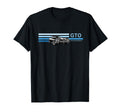 1969 Gto Cars American Muscle Car Art Blu T-Shirt - Custom Art Print Unisex - T-Shirt, Sweatshirt, Hoodie