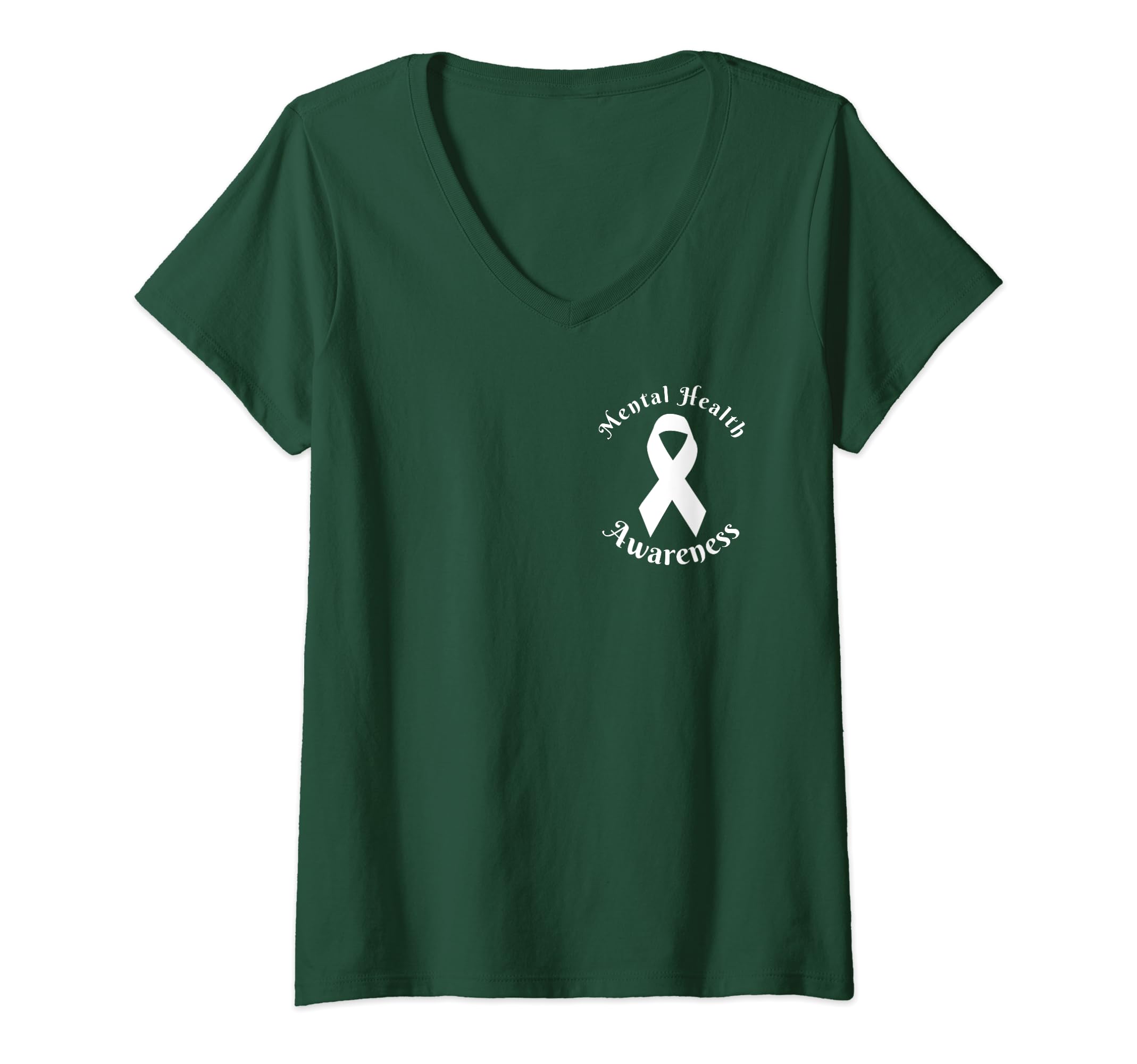 Womens Mental Health Month We Wear T-Shirt - Unique Graphic for Adults - T-Shirt, Sweatshirt, Hoodie