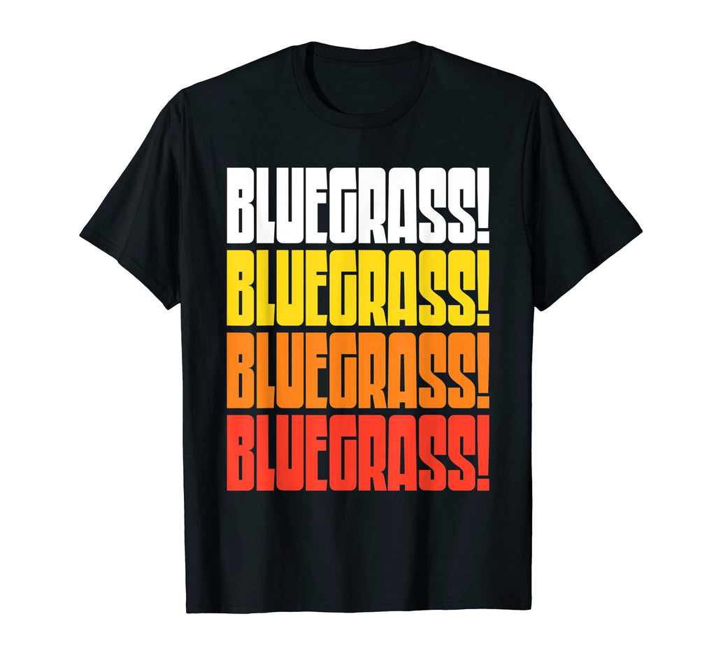 Bluegrass Funny 70S 80S Typography T-Shirt - Minimalist Print Men Women - T-Shirt, Sweatshirt, Hoodie