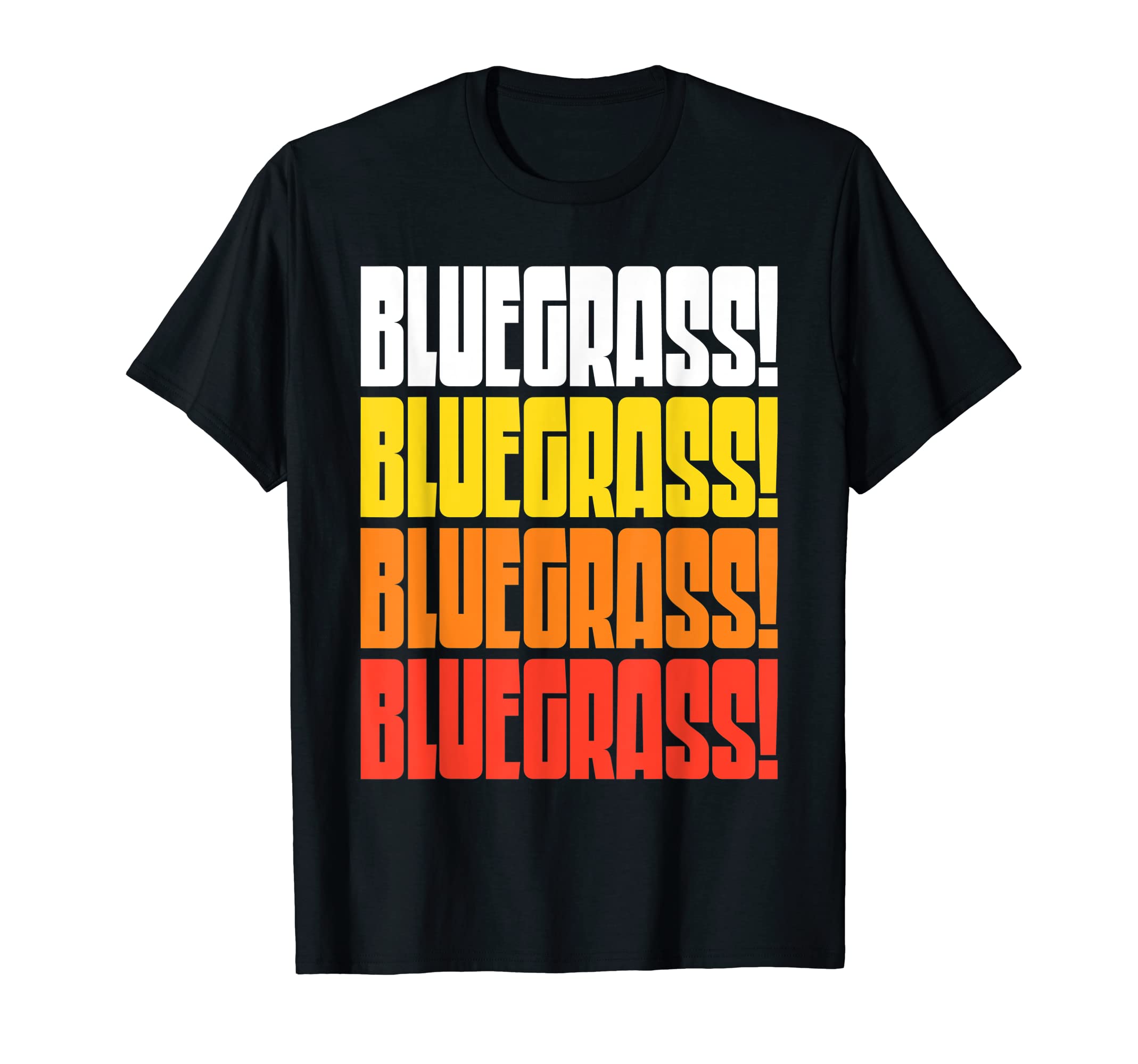 Bluegrass Funny 70S 80S Typography T-Shirt - Minimalist Print Men Women - T-Shirt, Sweatshirt, Hoodie