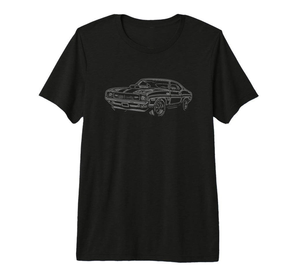 Muscle Car 60S 70S Car Lover Tri Blend T-Shirt - Novelty Apparel Men Women - T-Shirt, Sweatshirt, Hoodie