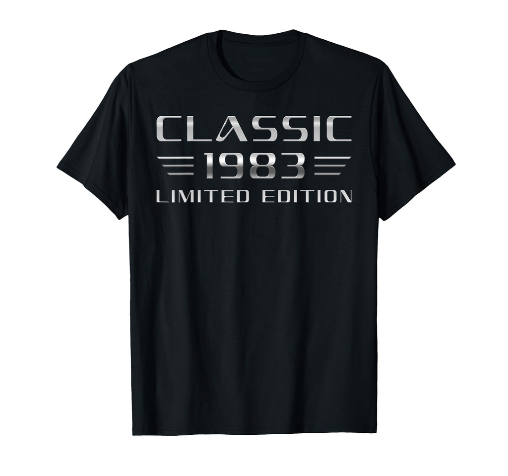 1983 43Rd Birthday Car T-Shirt - Minimalist Print Men Women - T-Shirt, Sweatshirt, Hoodie