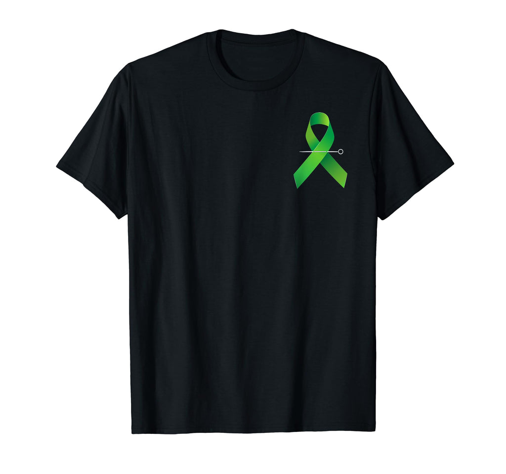 I Wear Green Ribbon American Flag T-Shirt - Casual Everyday Wear Men Women - T-Shirt, Sweatshirt, Hoodie