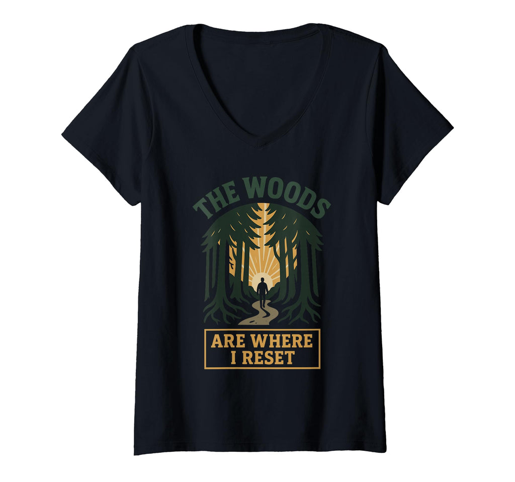 Womens Forest Walk Overthinker T-Shirt - Minimalist Print for Adults - T-Shirt, Sweatshirt, Hoodie