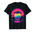 Ufo Alien 80S Vaporwave Synthwave T-Shirt - Trendy Graphic Unisex - T-Shirt, Sweatshirt, Hoodie