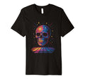 Disco Ball Skull Dance Party Dark T-Shirt - Minimalist Print Unisex - T-Shirt, Sweatshirt, Hoodie