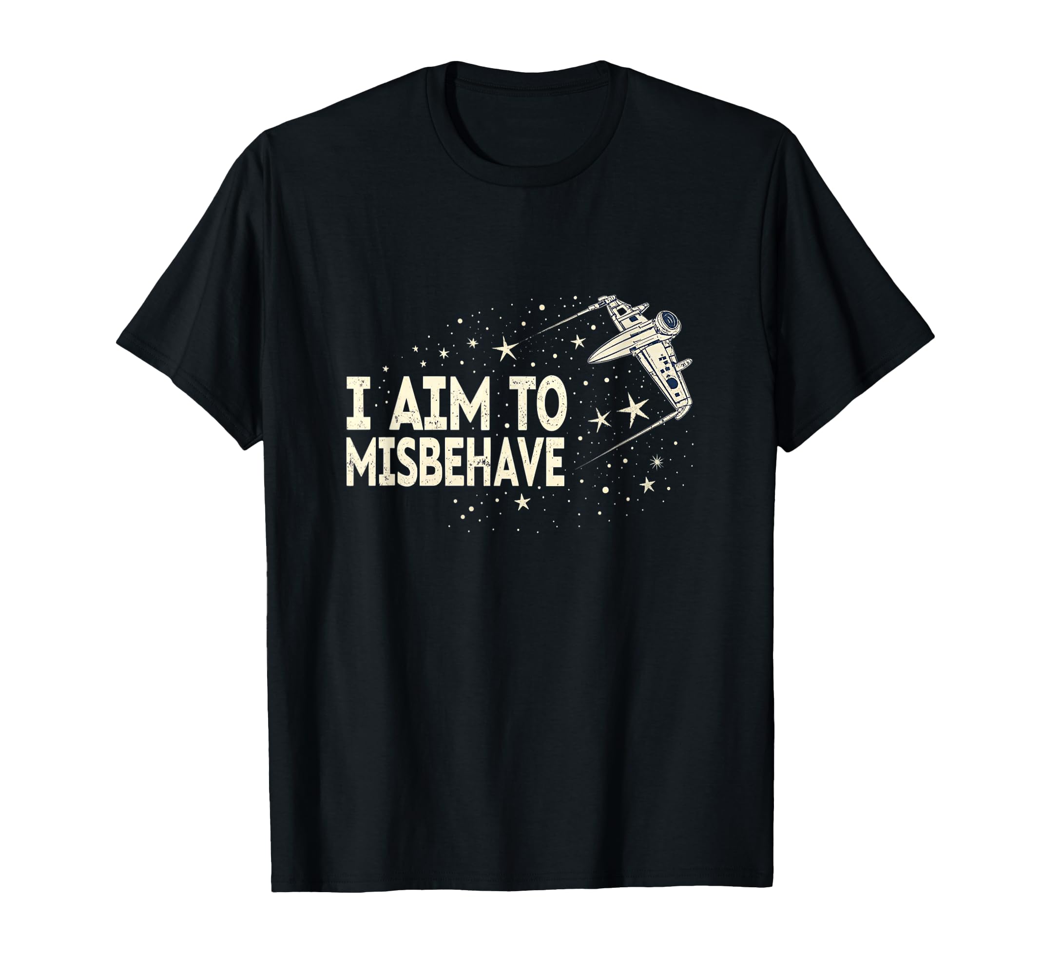 I Aim To Misbehave Space Western Sci T-Shirt - Streetwear Style Men Women - T-Shirt, Sweatshirt, Hoodie