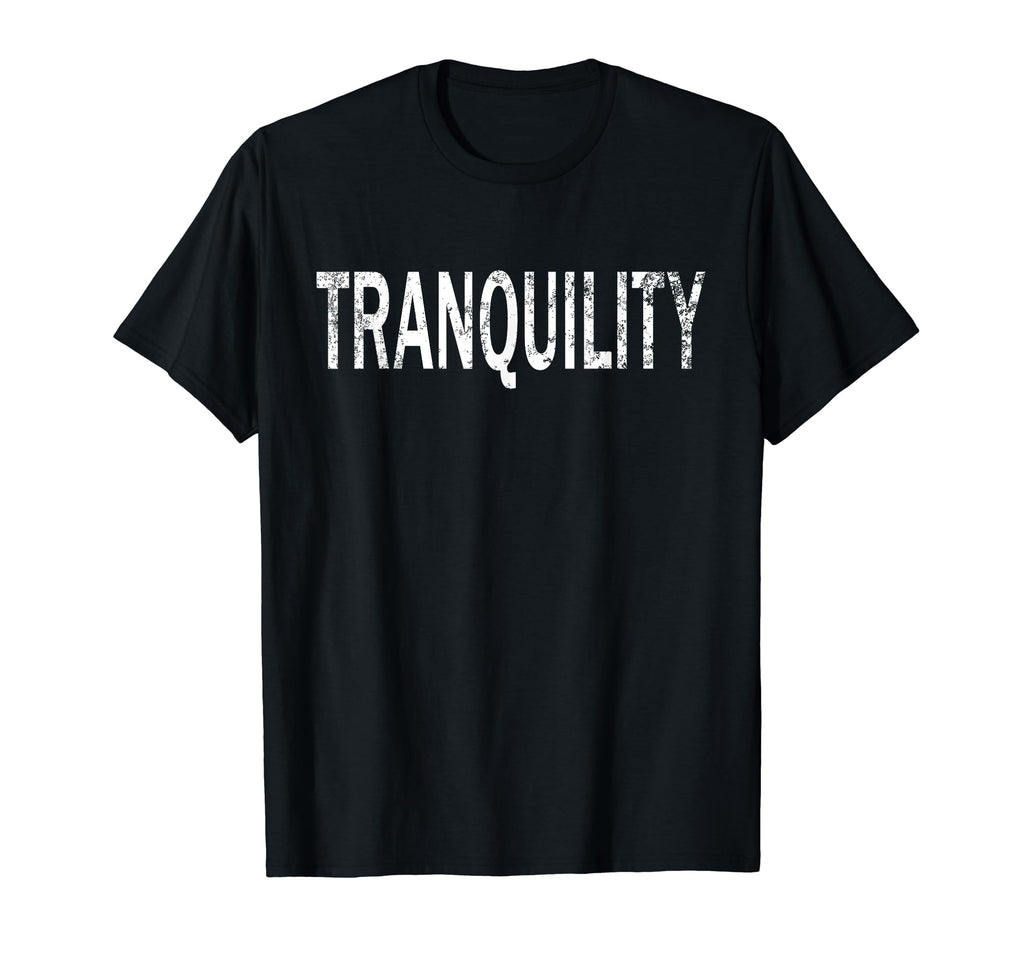 Tranquility Distressed Mindfulness T-Shirt - Fun Novelty Design Men Women - T-Shirt, Sweatshirt, Hoodie