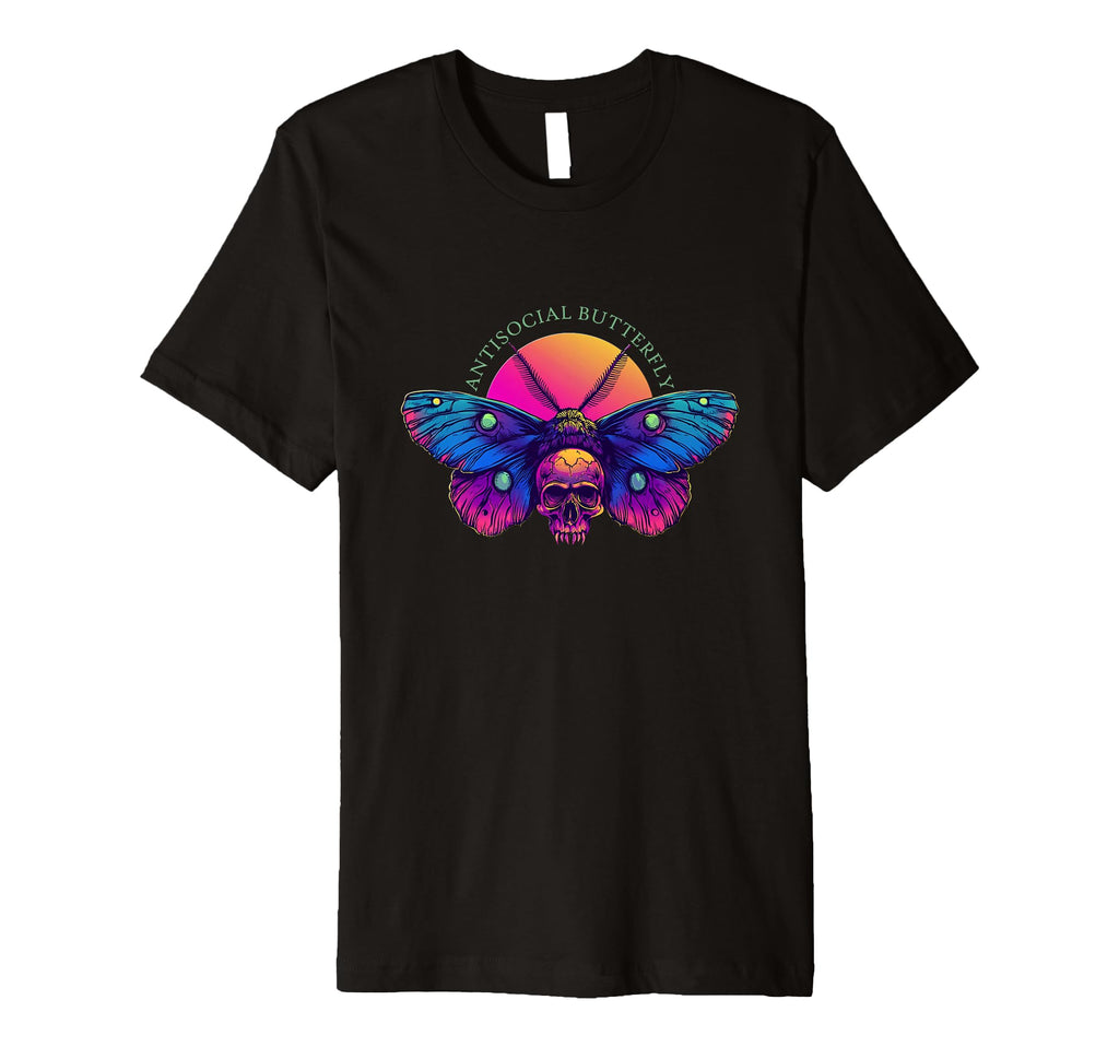 Antisocial Butterfly T-Shirt - Streetwear Style Unisex - T-Shirt, Sweatshirt, Hoodie
