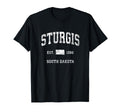 Sturgis South Dakota Sd Athletic Sports T-Shirt - Minimalist Print Unisex - T-Shirt, Sweatshirt, Hoodie
