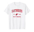 Martinsburg West Virginia Wv Sports Red T-Shirt - Fun Novelty Design Unisex - T-Shirt, Sweatshirt, Hoodie