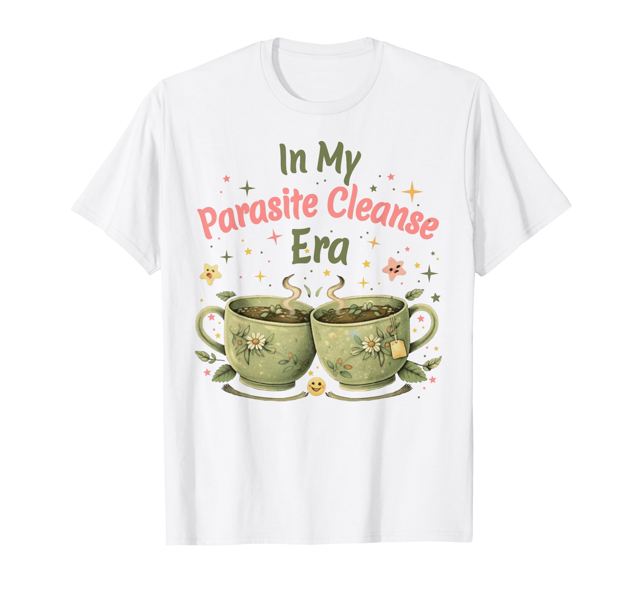Funny Wellness Vibes Aesthetic Tea Lover T-Shirt - Graphic Print Unisex - T-Shirt, Sweatshirt, Hoodie