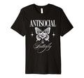 Antisocial Butterfly Funny T-Shirt - Custom Art Print Men Women - T-Shirt, Sweatshirt, Hoodie