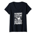 Womens Running Caffeine And Holiday T-Shirt - Fun Novelty Design Men Women - T-Shirt, Sweatshirt, Hoodie