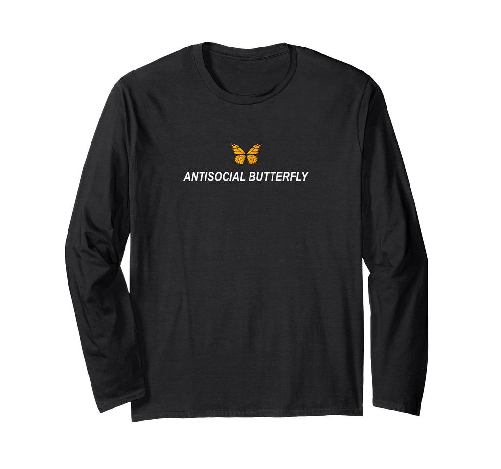 Antisocial Butterfly Introvert T-Shirt - Novelty Apparel Men Women - T-Shirt, Sweatshirt, Hoodie
