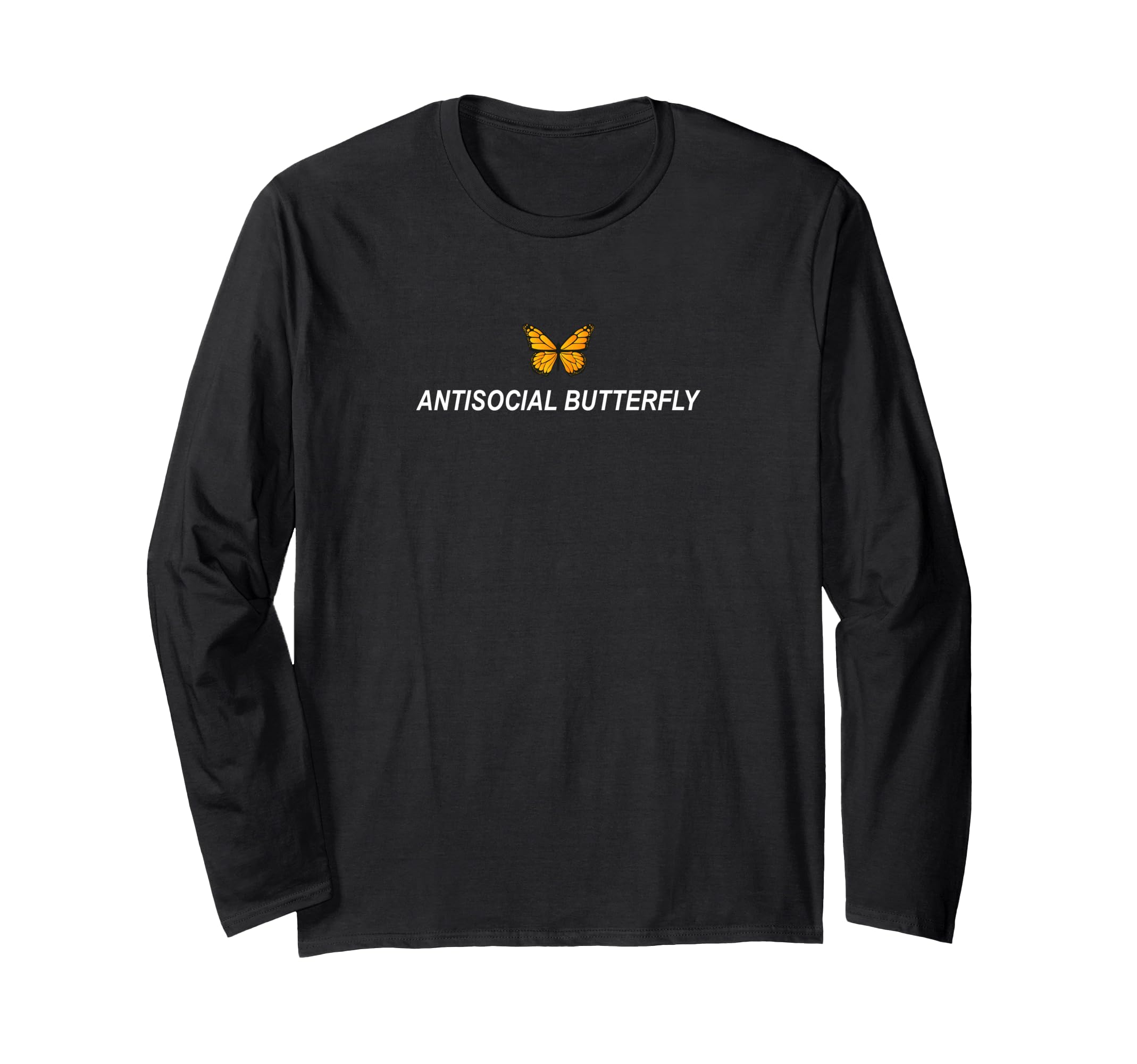 Antisocial Butterfly Introvert T-Shirt - Minimalist Print Men Women - T-Shirt, Sweatshirt, Hoodie