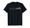 Motorcycle Heartbeat I Love My T-Shirt - Fun Novelty Design for Adults - T-Shirt, Sweatshirt, Hoodie