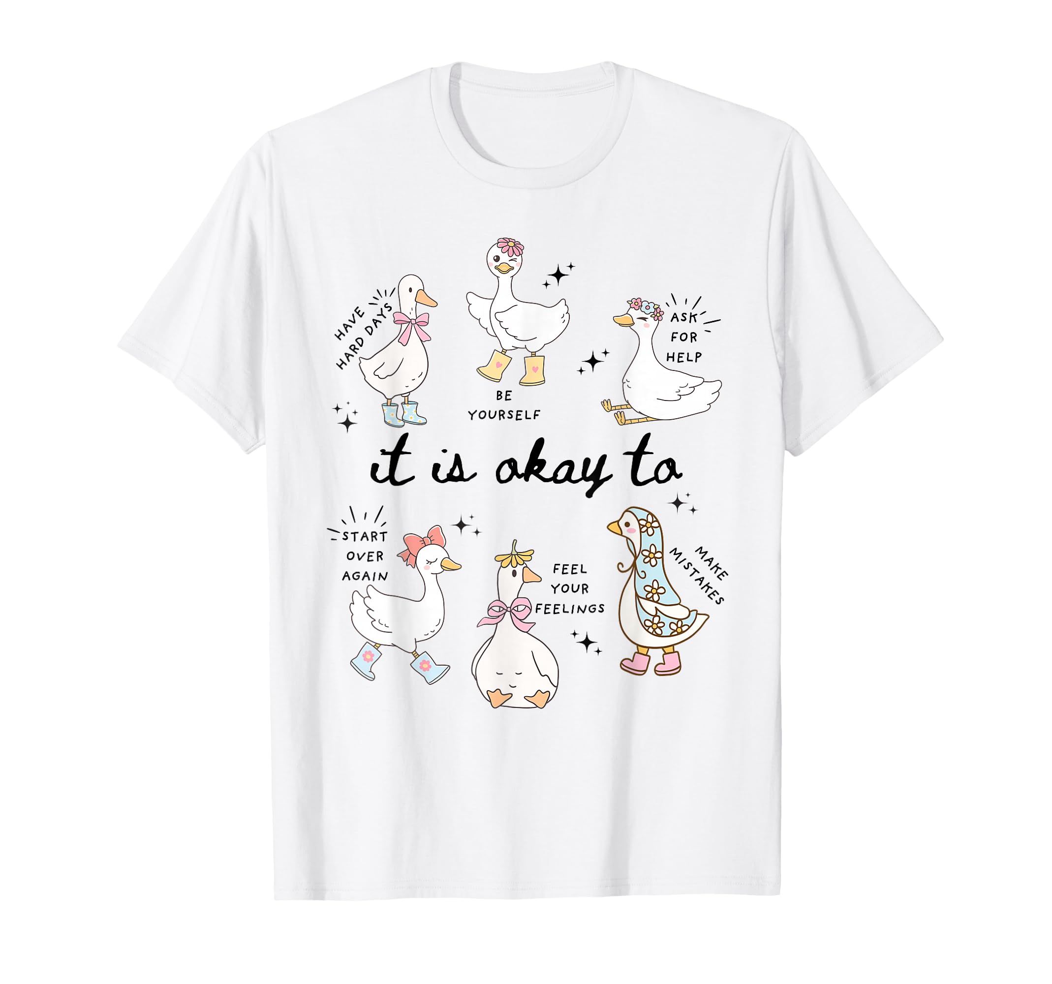 It Is Okay To Funny Silly Goose T-Shirt - Fun Novelty Design Men Women - T-Shirt, Sweatshirt, Hoodie