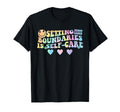 Setting Boundaries Is Self Care T-Shirt - Trendy Graphic Unisex - T-Shirt, Sweatshirt, Hoodie