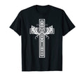 Sacred Cross Moth Goth Horror T-Shirt - Casual Everyday Wear for Adults - T-Shirt, Sweatshirt, Hoodie