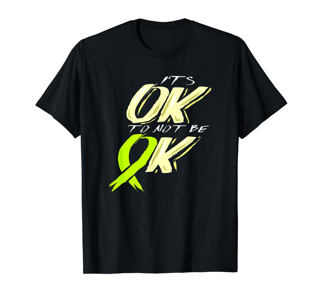 Its Ok To Not Be Ok Mental Health T-Shirt - Minimalist Print Unisex - T-Shirt, Sweatshirt, Hoodie