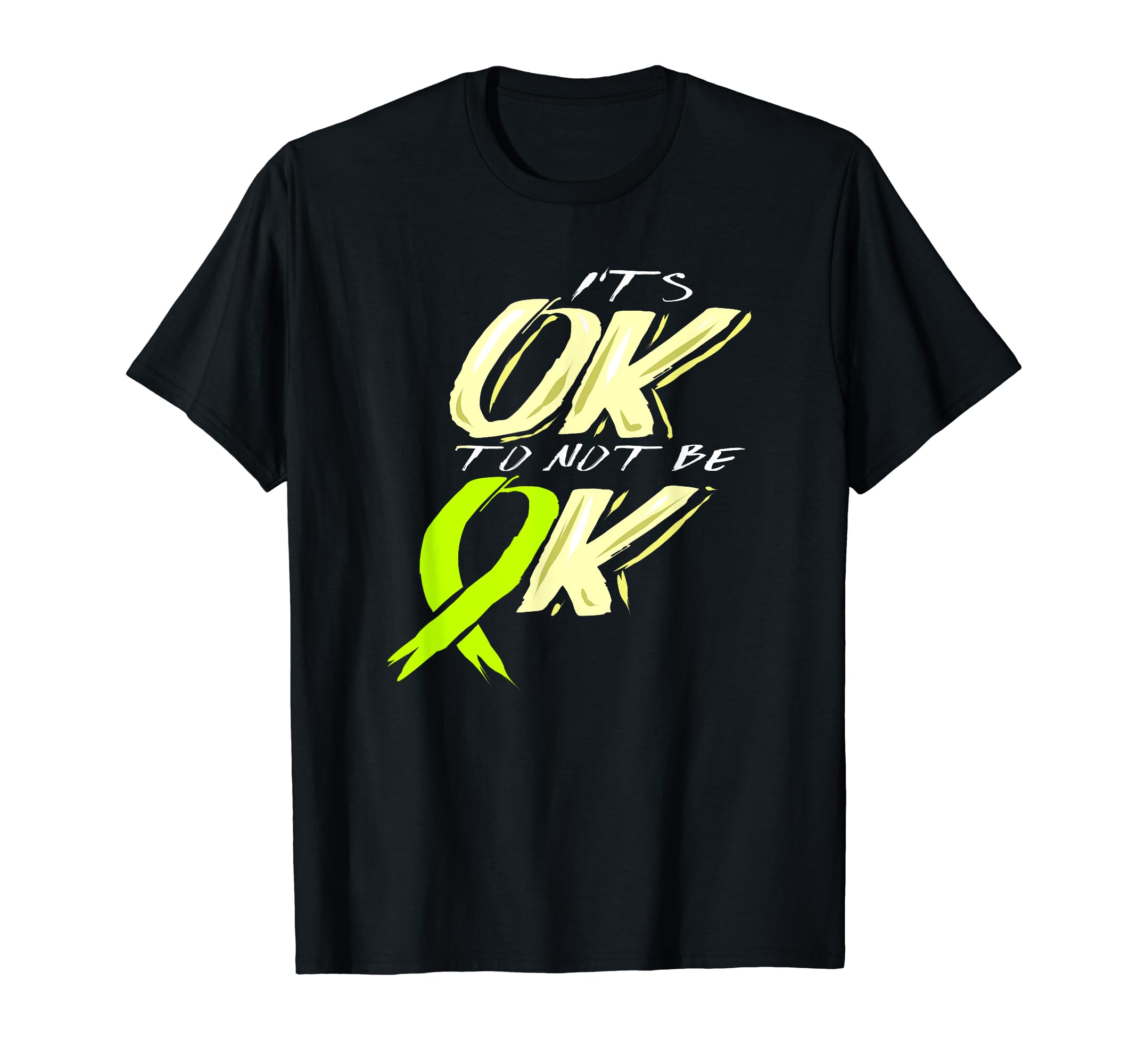 Its Ok To Not Be Ok Mental Health T-Shirt - Minimalist Print Unisex - T-Shirt, Sweatshirt, Hoodie