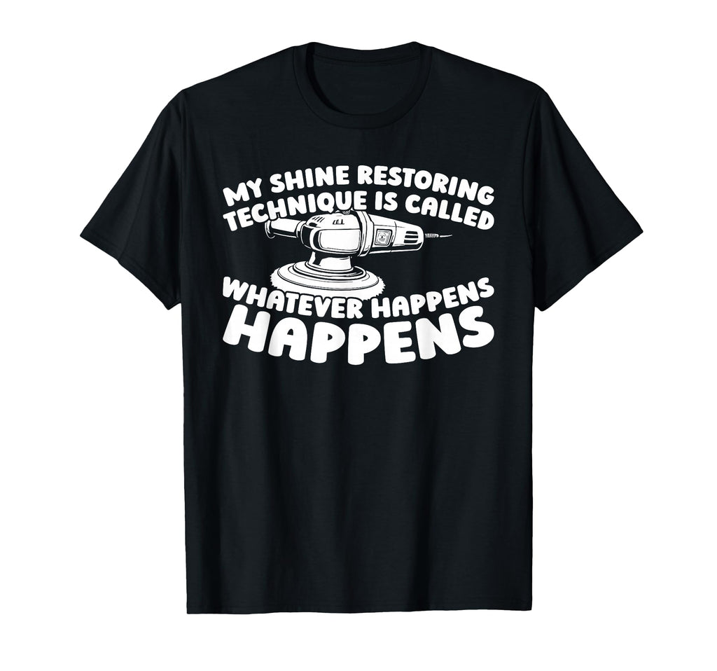 Auto Detailing Vehicle Polish Cleaning T-Shirt - Graphic Print Men Women - T-Shirt, Sweatshirt, Hoodie