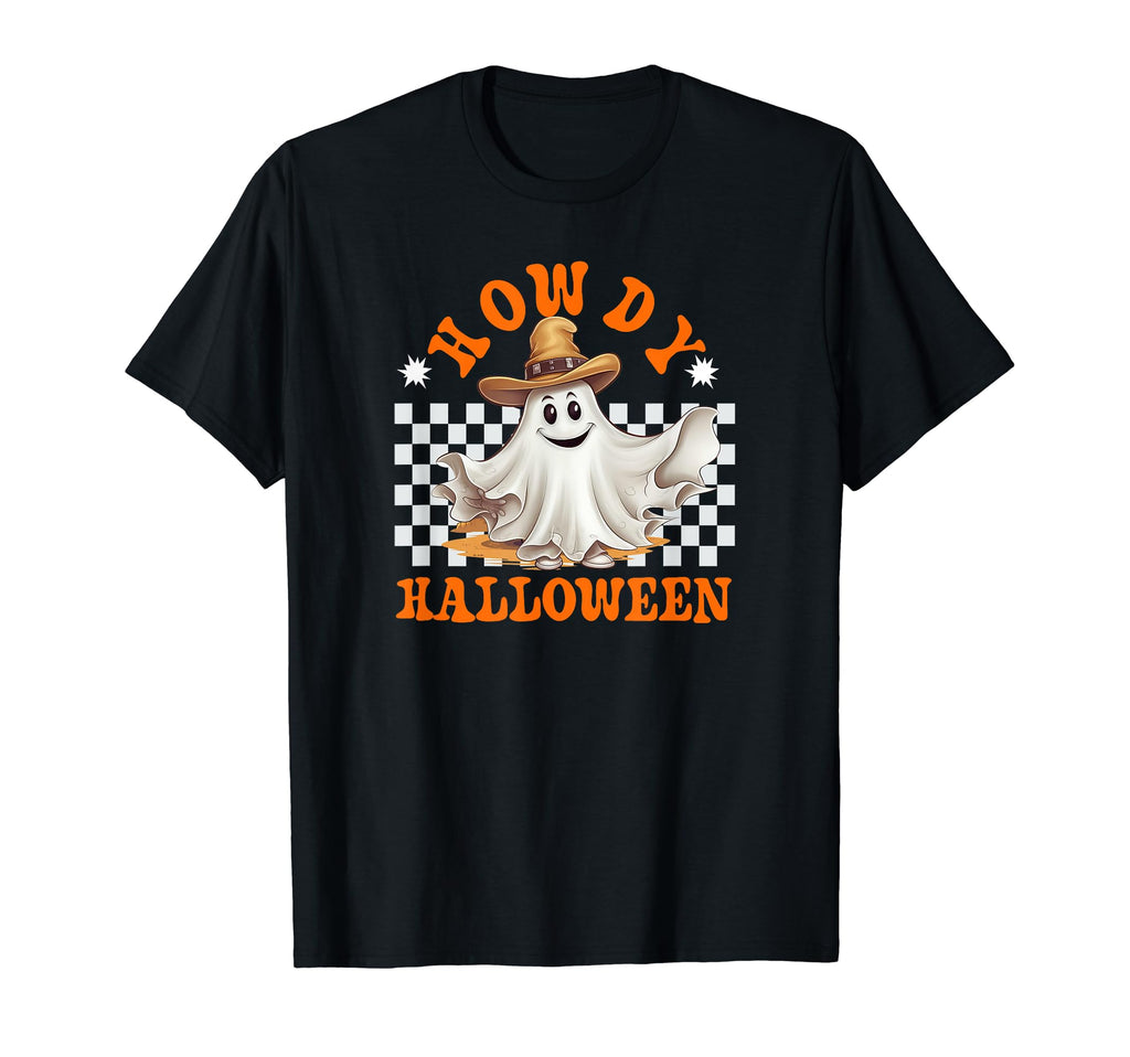 Howdy Halloween Cowboy Country T-Shirt - Custom Art Print Men Women - T-Shirt, Sweatshirt, Hoodie