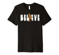 Believe Simple Bigfoot Sasquatch T-Shirt - Casual Everyday Wear Unisex - T-Shirt, Sweatshirt, Hoodie