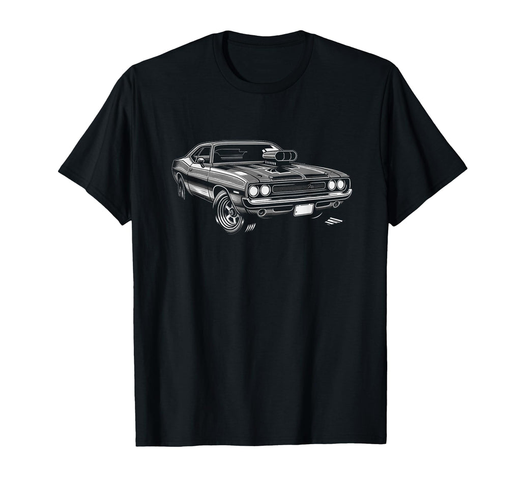 American Muscle Car 60S 70S Car Lover T-Shirt - Graphic Print for Adults - T-Shirt, Sweatshirt, Hoodie
